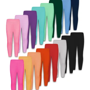 10 colors girls stretchy leggings