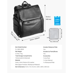 Breast Pump Backpack with Ice Pack