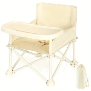 Durable High Chair with Adjustable Footrest